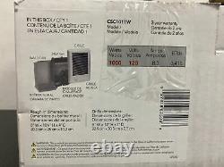 Cadet CSC101TW 120-volt 1,000-watt In-wall Electric Heater White Thermostat