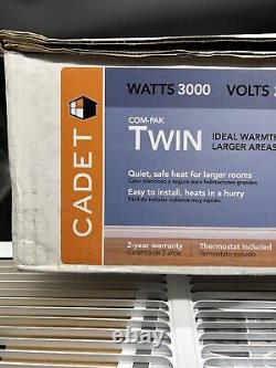 Cadet CSTC302TW Com-Pak 3000-Watt 240-Volt Twin Electric Wall Heater 67526