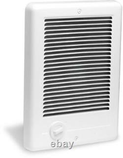 Cadet Electric Wall Fan Heater 9 in. X 12 in. 1500-Watt 120-Volt Indoor White