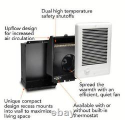 Cadet In-Wall Electric Heater 1000-Watt 120-Volt Thermostat Indoor White