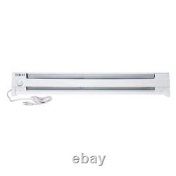 Cadet Portable Electric Baseboard Heater 49-Inch 120-Volt 1500-Watts White