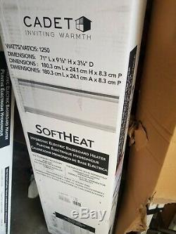 Cadet SoftHeat 71 in. 1250-Watt 120-Volt Hydronic Electric Baseboard Heater