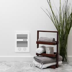 Com-Pak Bath 1,000-Watt 120/240-Volt In-Wall Fan-Forced Heater with Timer in