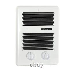 Com-Pak Bath 1,300-Watt 240-Volt In-Wall Fan-Forced Heater with Timer in White