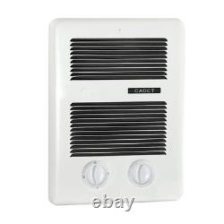 Com-Pak Bath 1,300-Watt 240-Volt In-Wall Fan-Forced Heater with Timer in White