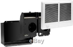 Com Pak Twin 4000 Watt 240 Volt Fan Wall Electric Heater White Forced Air Indoor