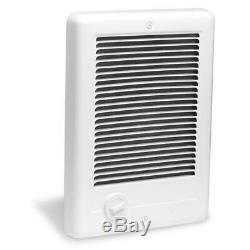 Com-pak 1,000-watt 120-volt fan-forced in-wall electric heater in white cadet