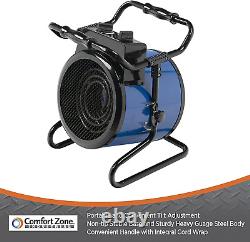 Comfort Zone CZ273 3,600-Watt/240-Volt Hard-Wired Portable Industrial Heater, NE