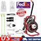 Commercial 50ft x 3/8 Sewer Snake Drain Auger Cleaner Cleaning Machine Plumbing