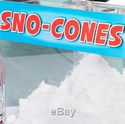 Commercial Snow Cone Maker Shaved Ice Machine Electric Acrylic 120 Volt 250 Watt