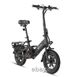 DYU 14 Folding Electric Bike for Adults Teens, 350W 36V/7.5AH, Commuter City