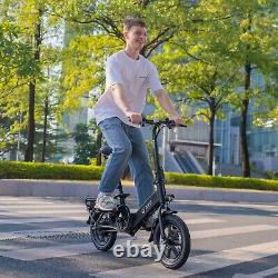 DYU 14 Folding Electric Bike for Adults Teens, 350W 36V/7.5AH, Commuter City