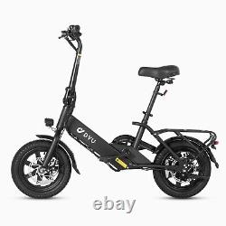 DYU 14 Folding Electric Bike for Adults Teens, 350W 36V/7.5AH, Commuter City