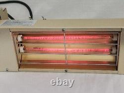 Dayton electric heater. 1000 Watts 120 Volts. Run One/ Two Tubes. Ceiling Hang