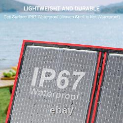 Dokio 300w 12v Portable Foldable Solar Panel Kit For Camping/RV/Power Station