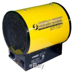 DuraHeat Electric Forced Air Heater 4800 Watt 240 Volt Heavy Duty with Stainless