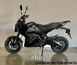 E-grom Venom E-vader 2000 Watts Ebike Motorcycle 72 Volts Street Legal 2000w 72v