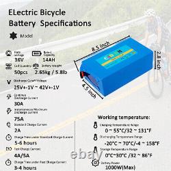 Ebike Battery 36V 14Ah Li-ion Battery for? 750W Electric Bicycle Motor Scooter