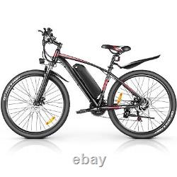 Electric 500W Mountain Bike 27.5'' Electric Commuter Ebike 22mph 21Speed SHIMANO