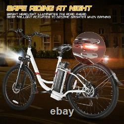 Electric Bike 26'' 500W Electric Cruiser Bike City Commuter Bicycle 48V Battery