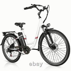 Electric Bike 26'' 500W Electric Cruiser Bike City Commuter Bicycle 48V Battery