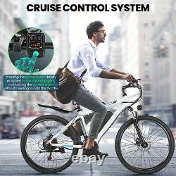Electric Bike for Adults, 26'' 500W Ebike 21-Speed Gears Commuter Bicycle 20MPH