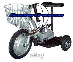 Electric EV Compact Travel SCOOTER Mobility Basket RMB Flex 500 Watt 48 volts RV