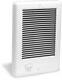 Electric Heater 1,000-Watt 120-Volt Fan-Forced In-Wall Dial Controls in White