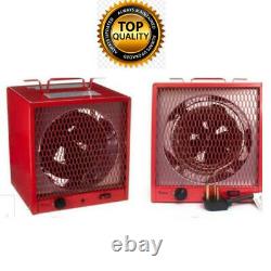 Electric Portable Garage Heater With Thermostat 5600-Watt 240-Volt Forced Air