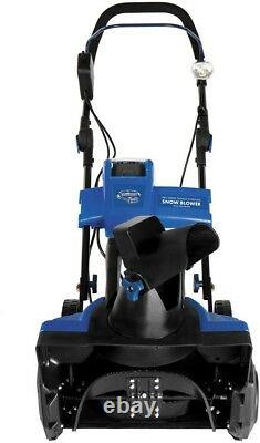 Electric Snow Blower 18 in. 40-Volt Cordless with 3-Watt LED Light and Cord Lock