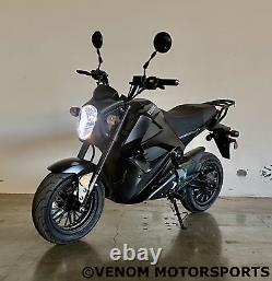 Electric Vader 2000 Watts Venom Grom E-bike Motorcycle 72 Volts Street Legal USA