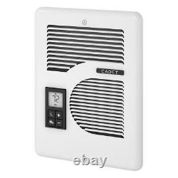 Electric Wall Heater In-Wall Indoor Fan Home Heating 1600Watt 120/240-Volt White