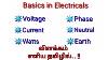 Electricity Explained In Tamil Current Voltage Watts Phase Neutral Earth