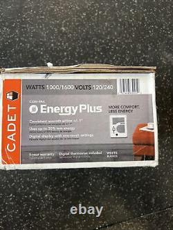 EnergyPlus 1600-Watt 120/240-Volt In-Wall Electric Wall Heater in White NEW