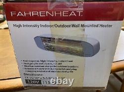 Fahrenheat 1,500-Watt Infrared Portable Electric Patio Heater with 120-Volt