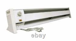 Fahrenheat FBE15002 Portable Baseboard Heater1500 Watt 120 Volt 46 Wide White