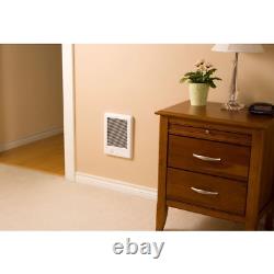 Fan-Forced In-Wall Electric Heater 9 in. X 12 in. 1500-Watt 120-Volt in White