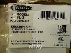 Fostoria Electric Fluorescent Work Light 120 Volt 110 Watt 4803402