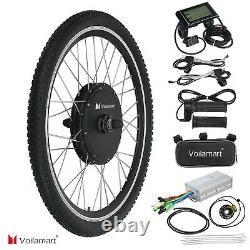 Front Wheel 48V 1000W Electric Bicycle Motor Conversion Kit E Bike LCD Meter Hub