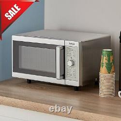 Galaxy 1000 Watt Commercial Office Microwave Oven with Dial Controls Countertop