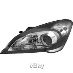 Halogen Headlight Left for Kia pro Ceed Ed 02.08- H7/H1 Incl. Osram
