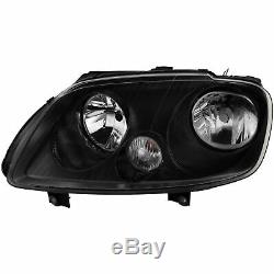 Headlight Set For VW Touran 1T 01.03-09.06 For VW Caddy III 2K 03-12 Black