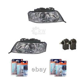 Headlight Set for Audi A6 4B C5 01.97-01.05 Incl. Osram Incl. Motor