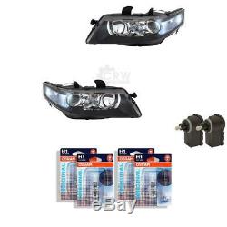 Headlight Set for Honda Accord Year 02.03-06.08 Incl. Osram H1+H1+Engines