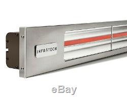 INFRATECH 42-1/2 2,400 Watt 240 Volt Wall Mount Electric Infrared Patio Heater