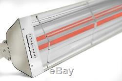 INFRATECH 61-1/4 6,000 Watt 240 Volt Wall Mount Electric Infrared Patio Heater