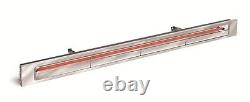 Infratech SL-4024-BL Slimline Heater 63.5 Inch Long 4000 Watts 240 Volts Black