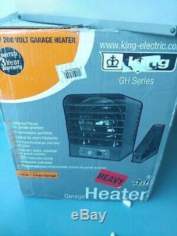 KING 240-Volt 10000-Watt Garage Heater in Gray