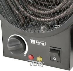 KING 240-Volt Portable Shop Heater 4000-Watt Heat RV Garage Built-in Thermostat