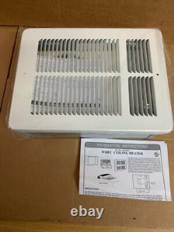 KING W 1500/750-Watt 120-Volt Electric Wall Heater withSP Stat in White